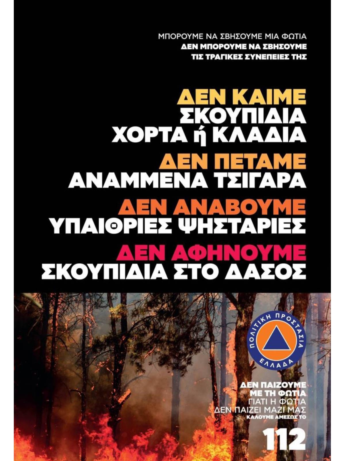 ΠΟΛΙΤΙΚΗ ΠΡΟΣΤΑΣΙΑ ΓΙΑ ΠΥΡΚΑΓΙΑ